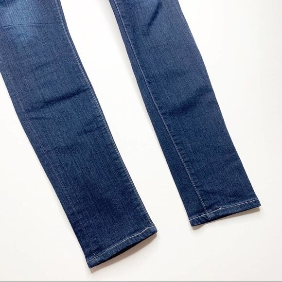 Adriano Goldschmied The Farrah High Rise Skinny Jeans Blue Size 25 Dark Wash - Picture 3 of 8